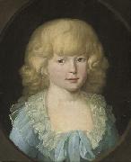 TISCHBEIN, Johann Heinrich Wilhelm Portrait of a young boy oil on canvas